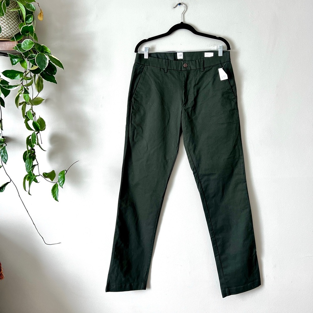 NWT Gap straight clean stretch chino pants men’s 32x34